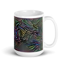 Load image into Gallery viewer, Ali Mug Dark Rainbow 15oz left view