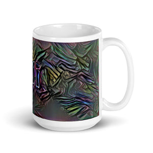 Ali Mug Dark Rainbow 15oz left view