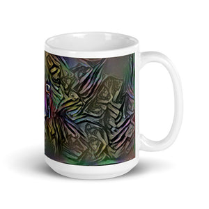 Ai Mug Dark Rainbow 15oz left view