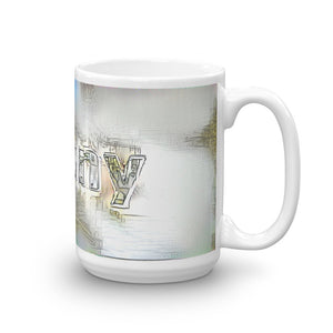 Bunny Mug Victorian Fission 15oz left view