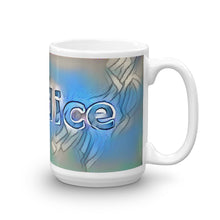 Load image into Gallery viewer, Candice Mug Liquescent Icecap 15oz left view