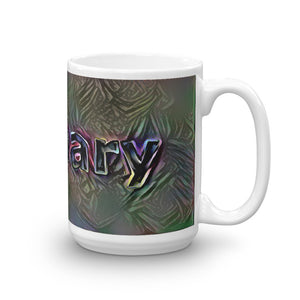 Zachary Mug Dark Rainbow 15oz left view